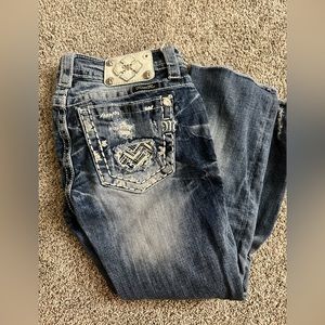 Miss me cropped jeans size 27